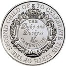 5 Pounds - Elizabeth II (Royal Birth; Silver Proof)