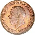 ½ Penny - George V (smaller portrait)