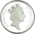 1 Pound - Elizabeth II (English Lions; Silver Piedfort)