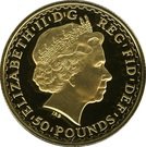 50 Pounds - Elizabeth II (4th portrait; 1/2 oz Fine Gold)