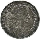 ½ Crown - Charles II (2nd portrait)