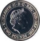 2 Pounds - Elizabeth II (4th portrait; Magna Carta)