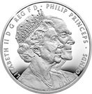 5 Pounds - Elizabeth II (Platinum Wedding; Silver Proof)