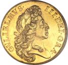 5 Guineas - William III (2nd bust)