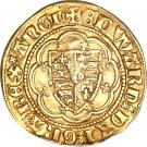 ¼ Noble - Edward III (Treaty coinage; London mint)