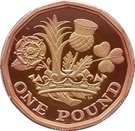 1 Pound - Elizabeth II (Nations of the Crown; Gold Proof)