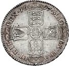 ½ Crown - William III (1st bust)