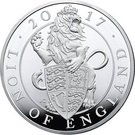 10 Pounds - Elizabeth II (5th portrait; Lion of England)