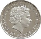 50 Pence - Elizabeth II (4th portrait; 1/4 oz Fine Silver)