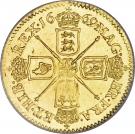 ½ Guinea - Charles II