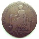 ½ Penny (Cheshire - Macclesfield / Charles Roe Copper Works)