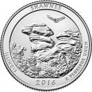 ¼ Dollar 'Washington Quarter' (Shawnee National Forest, Illinois)