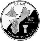 ¼ Dollar "Washington Quarter" (Guam)