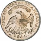 25 Cents "Liberty Cap Quarter" (with motto)