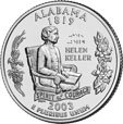 ¼ Dollar "Washington Quarter" (Alabama)