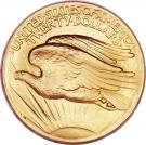 20 Dollars "Saint-Gaudens - Double Eagle" (Roman numerals, no motto)