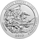 ¼ Dollar "Washington Quarter" (George Rogers Clark National Historical Park, Indiana - Silver 5oz Bullion)