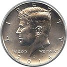 ½ Dollar (Anniversary of Kennedy Half Dollar; Silver Uncirculated)