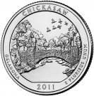 ¼ Dollar "Washington Quarter" (Chickasaw National Recreation Area, Oklahoma - Silver Proof)