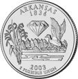 ¼ Dollar "Washington Quarter" (Arkansas)