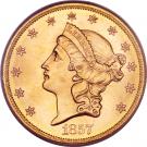 20 Dollars "Liberty Head - Double Eagle" (without motto "TWENTY D.")