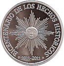 50 Pesos Uruguayos  (Independence - Silver Trial Strike)