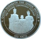 100 Vatu (Coronation of King George VI)