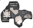 5000 Kwacha (2000 Olympics)