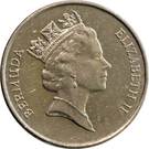 25 Cents - Elizabeth II (3rd portrait)