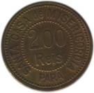 200 Réis (Santa Casa de Misericordia; Leprosarium Coinage)