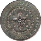 40 Réis - Pedro II (Countermarked 80 Réis with star CEARÁ)