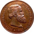 10 Réis - Pedro II