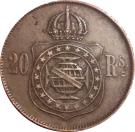 20 Réis - Pedro II