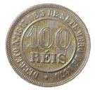 100 Réis - Pedro II