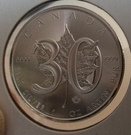 5 Dollars - Elizabeth II (30th Anniversary Maple Leaf Bullion)