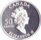 50 cents - Elizabeth II (Golden Tulip)