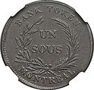 1 Sous (Bank of Montreal - "Bank TOKEN")