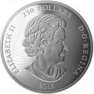 250 Dollars - Elizabeth II (Maple Leaf Forever)