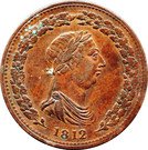 1 Penny token (Thomas Halliday)