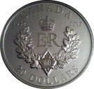 20 Dollars - Elizabeth II (Royal Cypher; Silver)