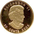 50 Cents - Elizabeth II (Voyageurs)