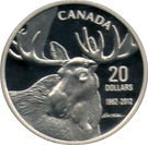 20 Dollars - Elizabeth II (Bull Moose)