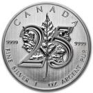 5 Dollars - Elizabeth II (25th Anniversary of Canadian Maple Leaf Bullion Coin)