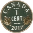 1 Cent - Elizabeth II (Two maple leaves design - 1920)