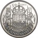 50 Cents - Elizabeth II (1st portrait, simplified coat of arms)