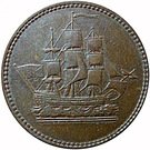 ½ Penny (Wellington Waterloo - ship design)