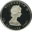 10 Dollars - Elizabeth II (2nd Portrait; ¼ oz. Platinum Bullion Coinage)