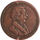 ½ Penny - Wellington Waterloo (Large Bust design)