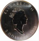 2 Dollars - Elizabeth II (Maple Leaf Hologram)