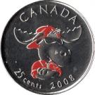 25 Cents - Elizabeth II (Coloured Moose)